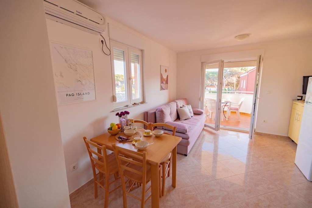 Apartment Vito, Pag Island 波弗加纳 外观 照片
