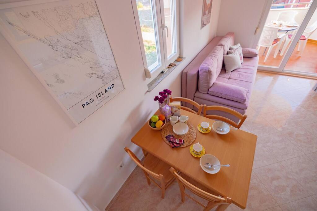 Apartment Vito, Pag Island 波弗加纳 外观 照片